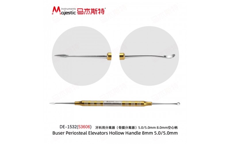 Buser Periosteal Elevators Hollow Handle 8mm 5.0/5.0mm