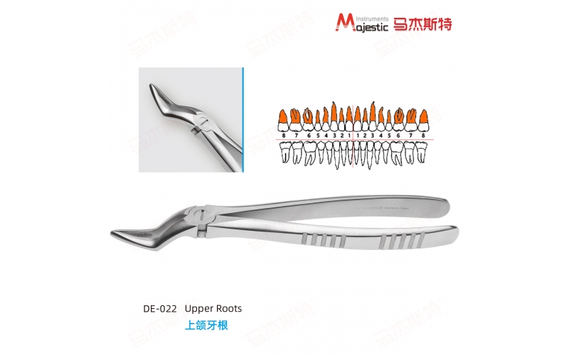 Adult Extracting Forceps English Pattern Upper Roots Fig.51