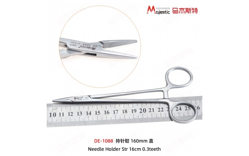 Needle Holder Str 16cm 0.3teeth
