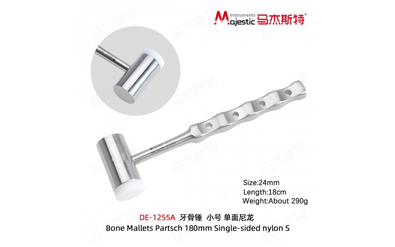 Bone Mallets Partsch 180mm Single-sided nylon S