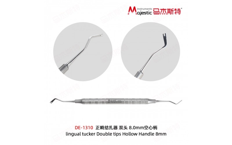 lingual tucker Double tips Hollow Handle 8mm