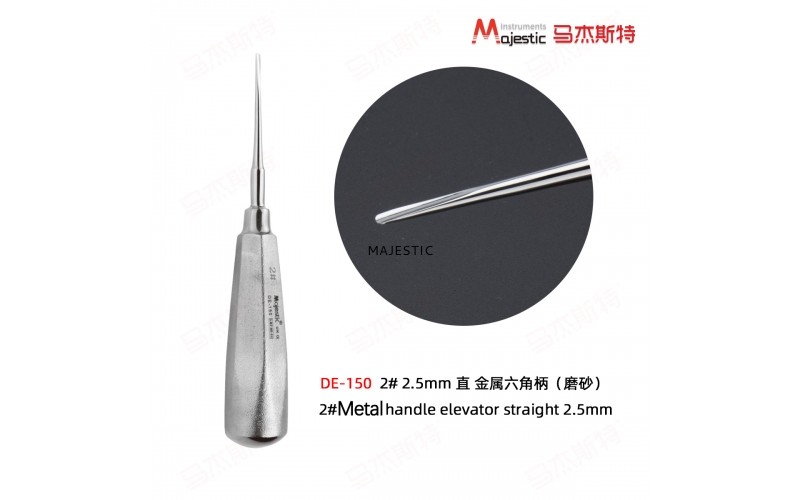 2# Metal handle elevator straight 2.5mm