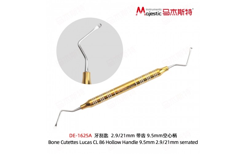 Bone Cutettes Lucas CL 86 Hollow Handle 9.5mm 2.9/21mm serrated