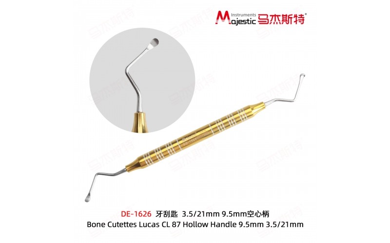 Bone Cutettes Lucas CL 87 Hollow Handle 9.5mm 3.5/21mm