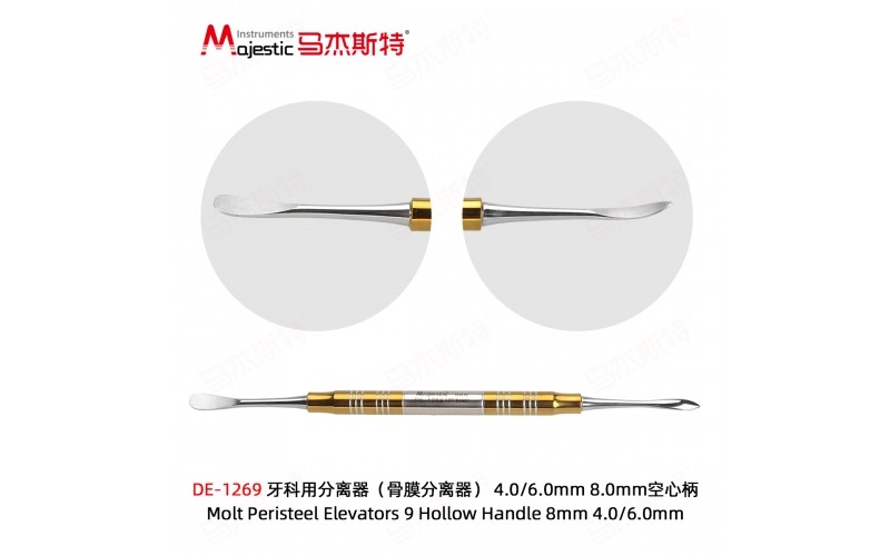 Bone Cutettes Lucas 86AS Hollow Handle 9.5mm 3.8mm serrated