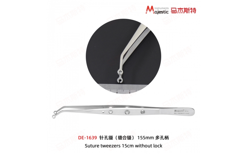 Suture tweezers 15cm without lock