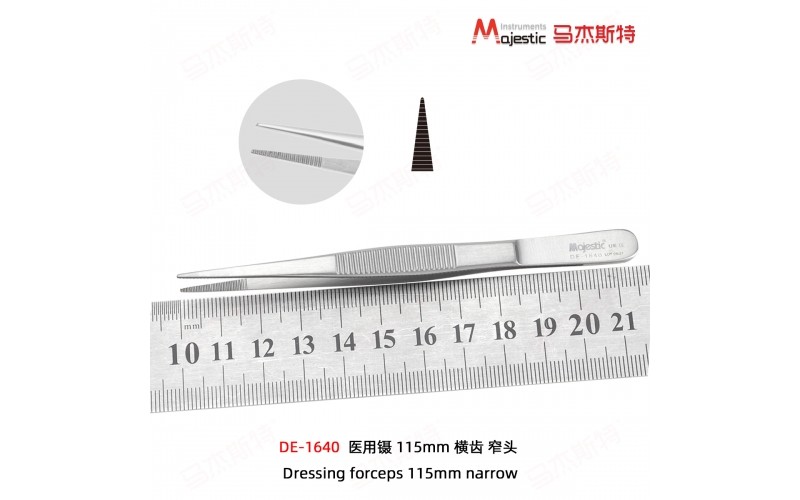 Dressing forceps 115mm narrow