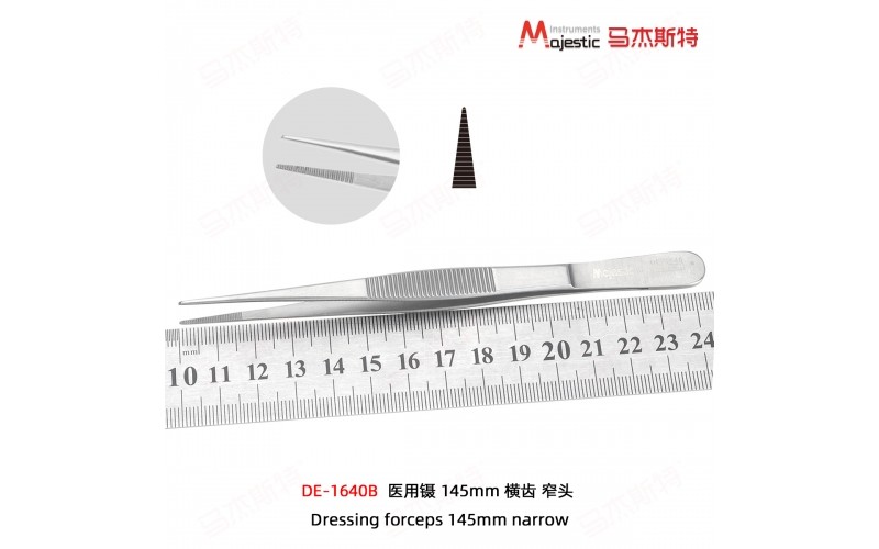 Dressing forceps 145mm narrow