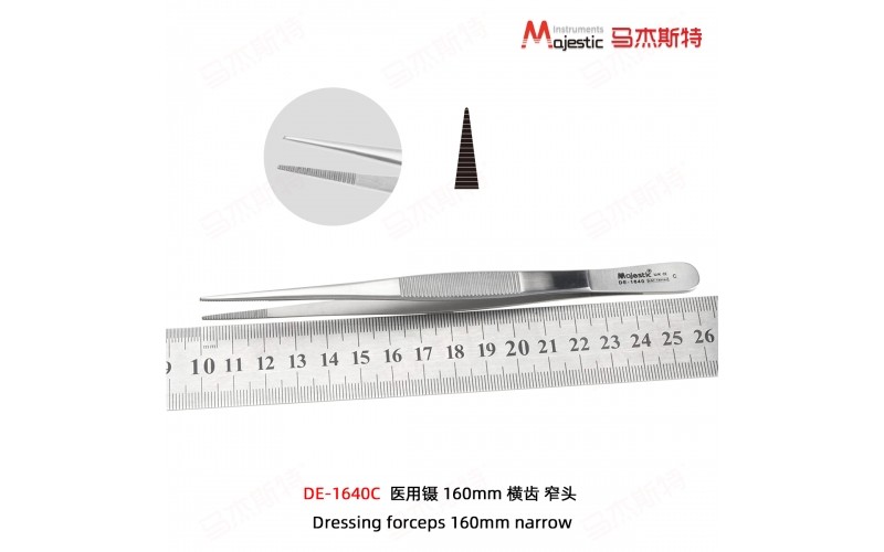 Dressing forceps 160mm narrow