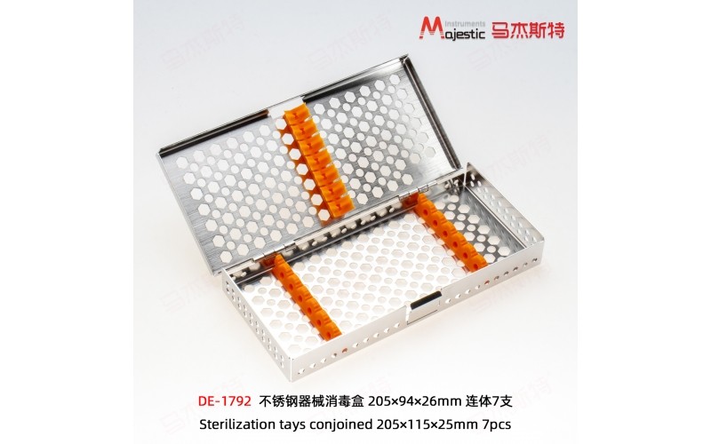 Sterilization trays conjoined 205×115×25mm 7pcs