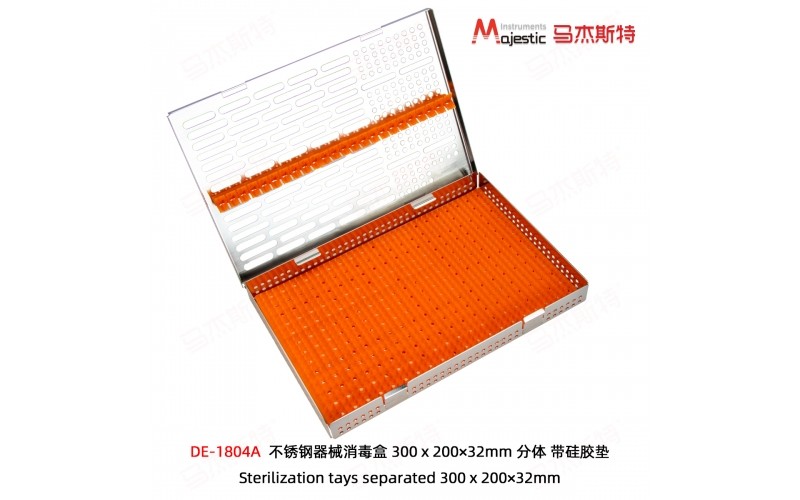 Sterilization trays separated 300x200×32mm