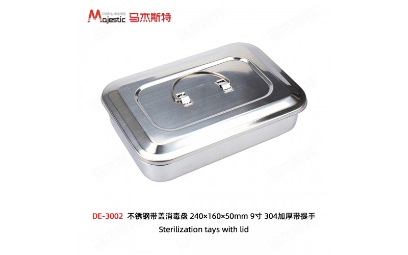 Sterilization trays with lid