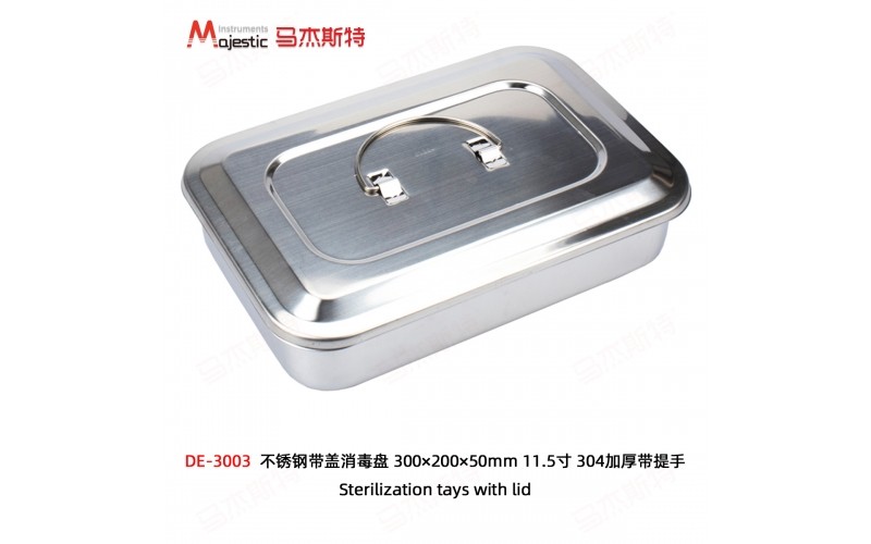 Sterilization trays with lid