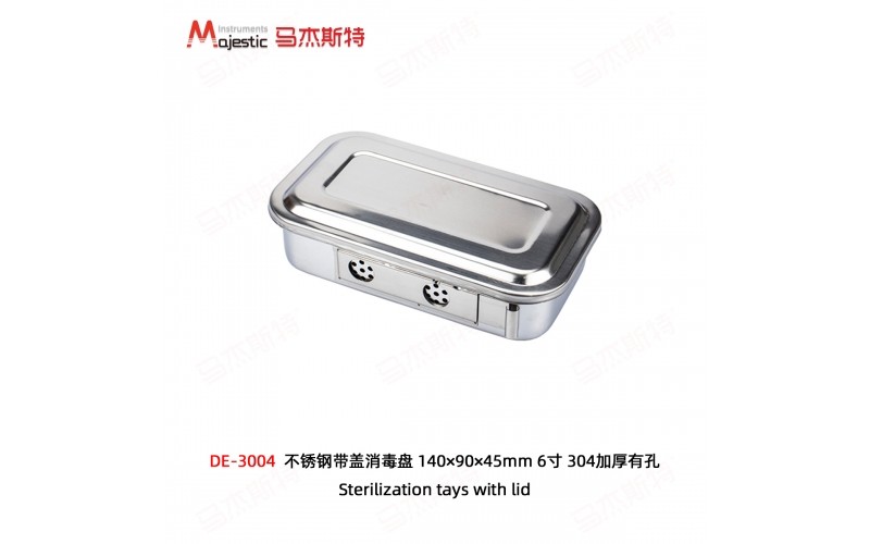 Sterilization trays with lid