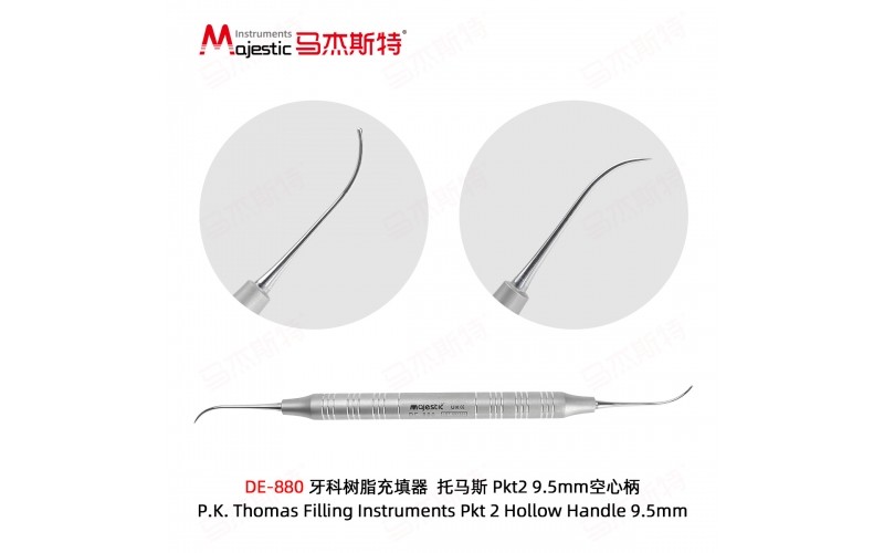 P.K. Thomas Filling Instruments Pkt 2 Hollow Handle 9.5mm